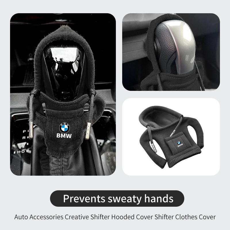 Hot 2025 Car Sweatshirt Shifter Cover Hoodie Auto Rod Protection For BMW X3 X5 M5 M3 E46 E90 E60 F10 E39 F30 E36 G30 E87 E70 E91