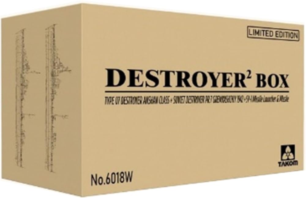 

Takom Destroyer Box Missile Launcher Limited Edition Plastic Model TKO6018W 1/350 (TKO6017+TKO6018+SY-1 & Missile) (Ship)