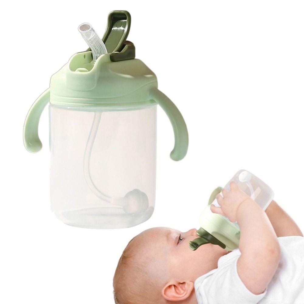 Leak-proof Baby Straw Drinking Cup Drop-resistant Toddler Feeding Sippy Cup  Learning Drink