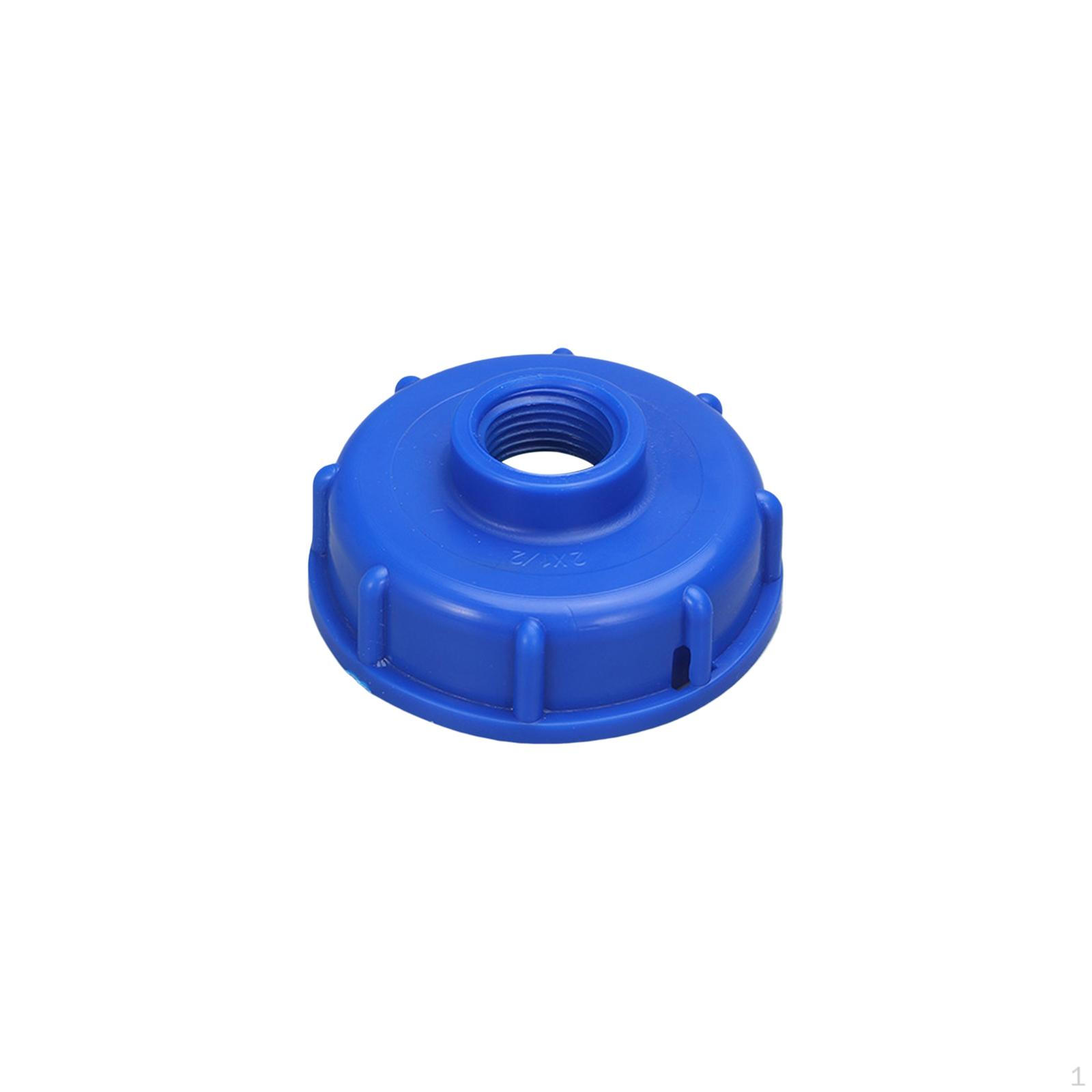 Durable IBC Tote Adapter for Garden Hose Connection Blue DN15