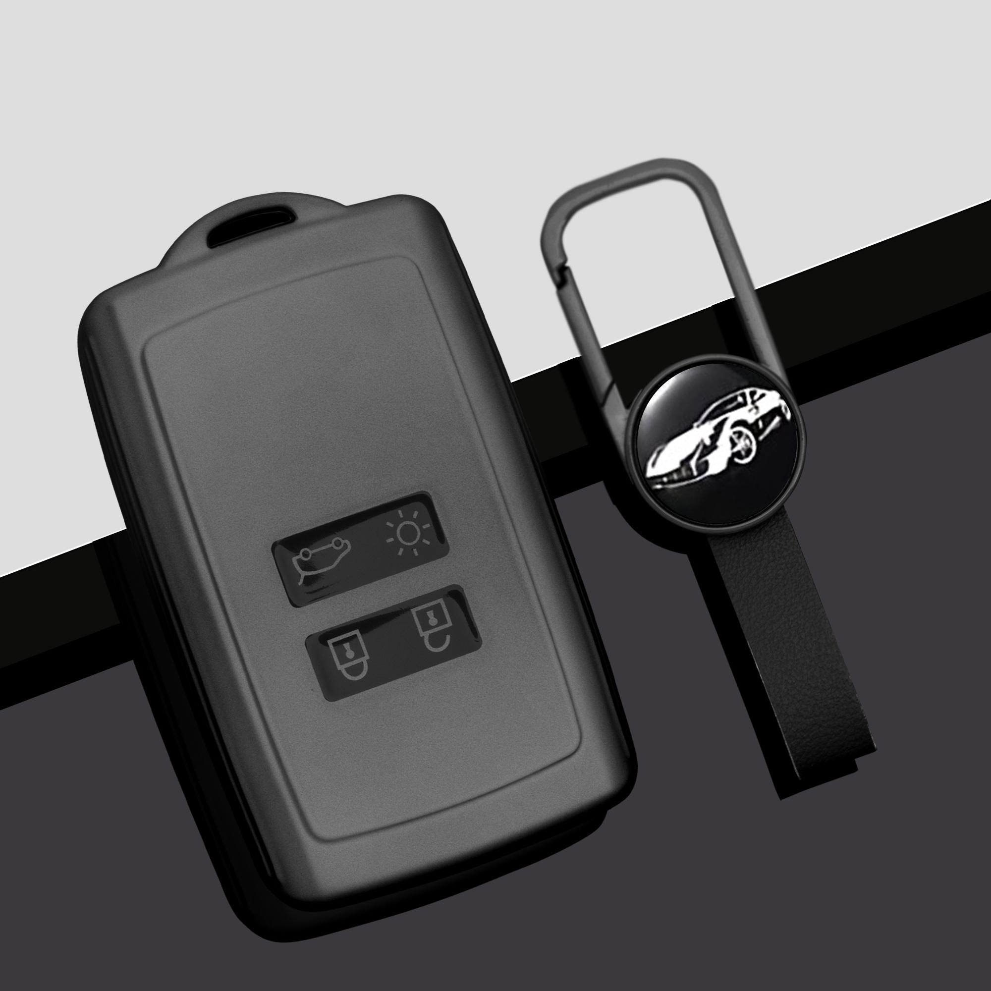 

Car Key Case For Renault Koleos Kadjar Captur Megane Talisman Espace Clio Zoe Scenic 4 Arkana Dacia Sandero Keychain Holder Fob