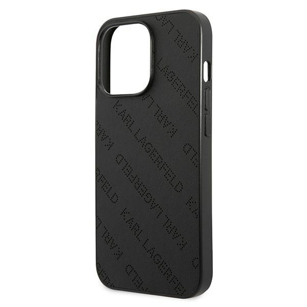 Karl Lagerfeld Klhcp13Lptlk Iphone 13Pro / 13 6,1 Hardcase Czarny/Black Perforated Allover