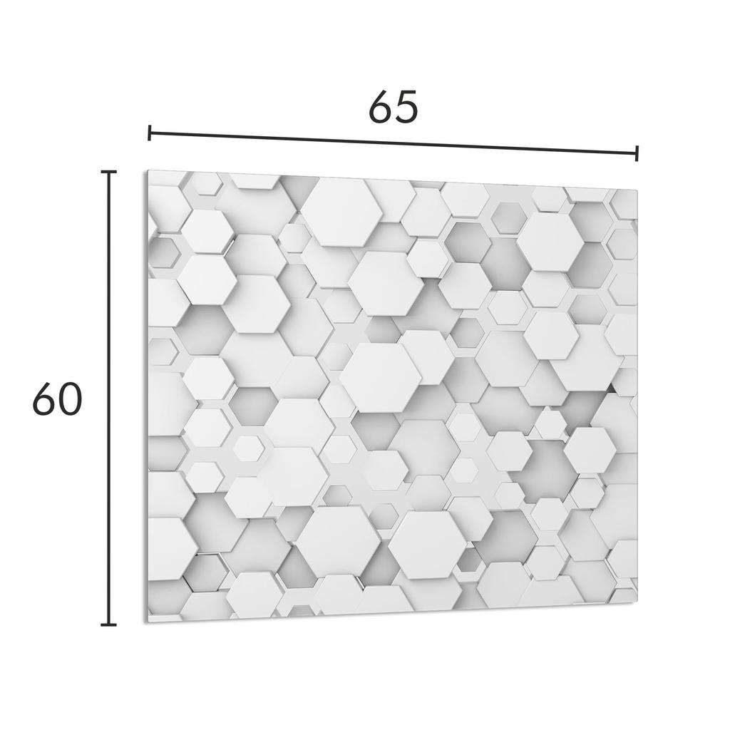 PANEL SZKLANY DO KUCHNI 65x60 Wzór