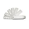 Sturdy Stainless Steel Fan Gauge for Gemologists and Jewelers Measuring Diamonds and Gemstones with Performances