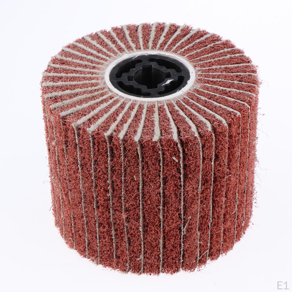 1Pc Wire Drawing Polishing Burnishing Woodworking Wheel
