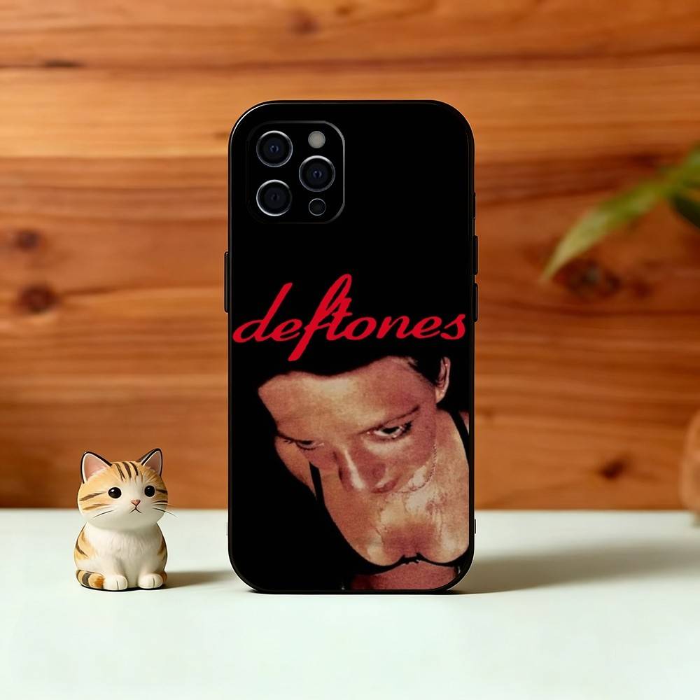 R-Rock B-Band D-Deftones Phone Case For iPhone 17,16,15,14,13,12,11 Plus,Pro Max,XS,Soft Silicone Black Cover