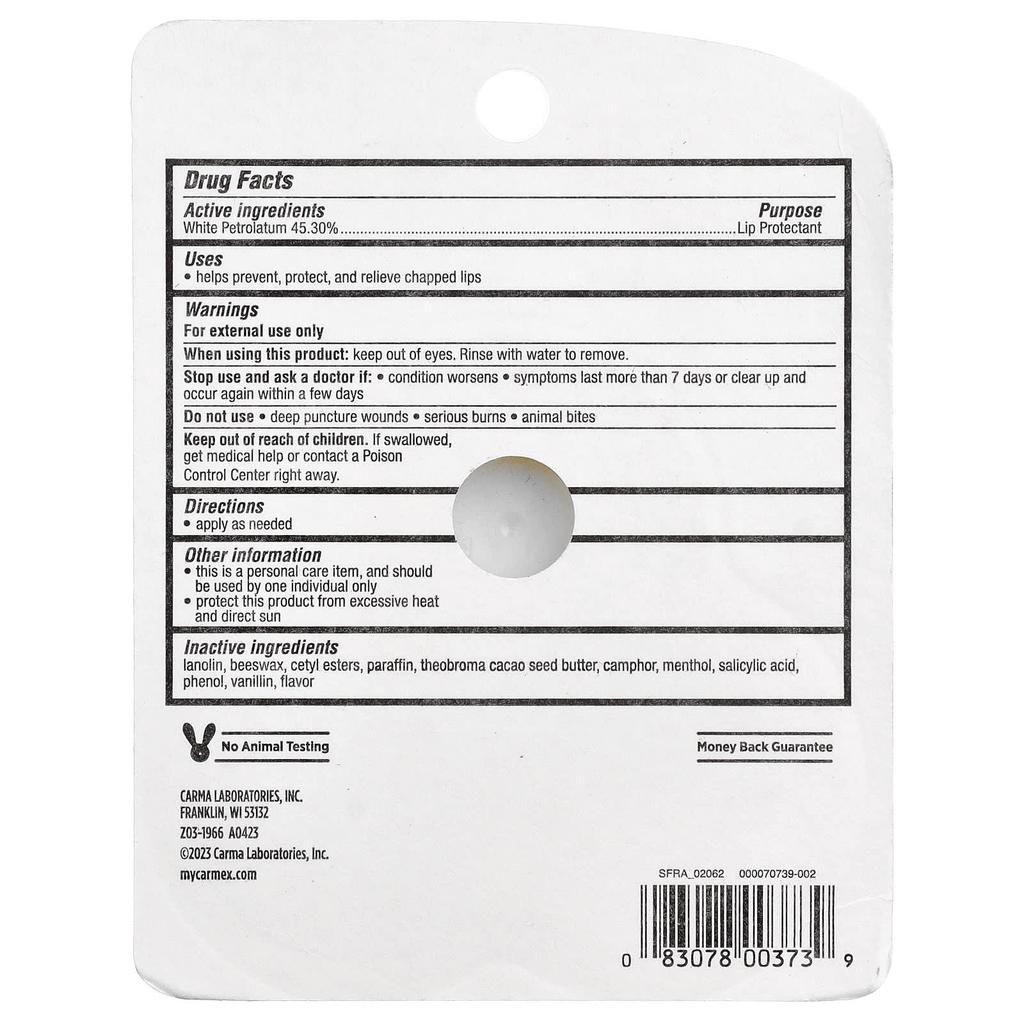 Carmex Classic Lip Balm, Medicated, 3 Count, 7.5 G (0.25 Oz) Each