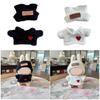 Trendy Doll Attire For 15-17cm Figures With Black Knitted Hat And Heart Sweater Suitable for Rabbit