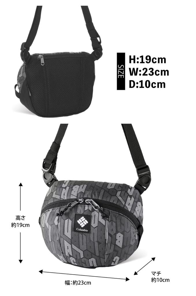 Columbia Panacea Shoulder Mini Shoulder Bag with PU8801 Black Bag, 2-Way Pouch, (014 Multi)