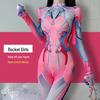 Costume da Cosplay di Daji di Halloween: Tuta nera da donna Spiderman, Costume di Asuka da Overwatch