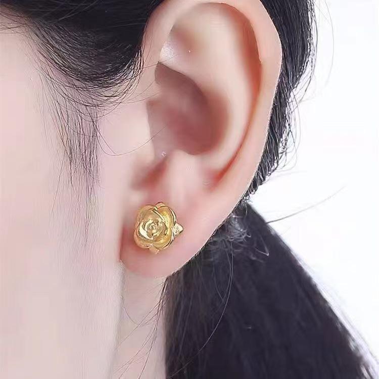 Peach Blossom Elegant Women's Earrings - Simple, Versatile Ear Hooks Gift Jewelry