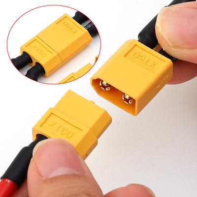 XT60 Male Female Connector Plug with Extension Cable 12AWG Silicone Wire Connector Adapter Terminal for RC Lipo Battery Car Boat