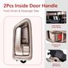 FAERSI 2Pcs Ide Interior Door Handle Front Rear Driver & Passenger Side Replacement For 1997 1998 1999 2000 2001 Toyota Camry Beige/Tan