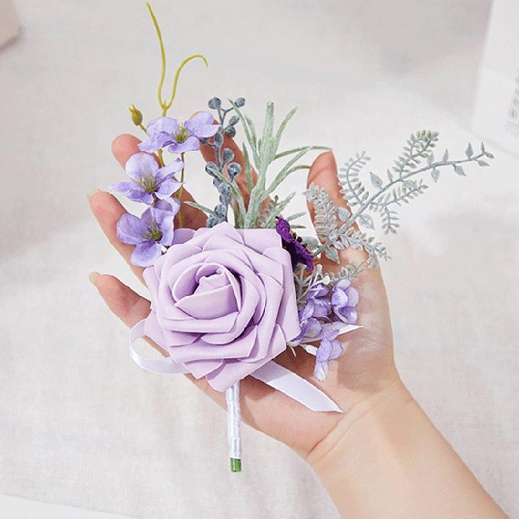 Unique Corsage Boutonnieres Artificial Flowers for Proms, Anniversaries, Ceremonies, Wedding Embellishments