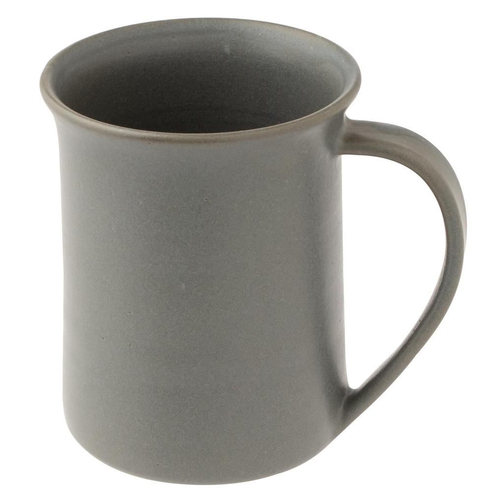 Marui Seito Shigaraki Ware Hechimon Becher, Groß, 360 ml Fassungsvermögen, Ruhiges Grau, MR-3-4028