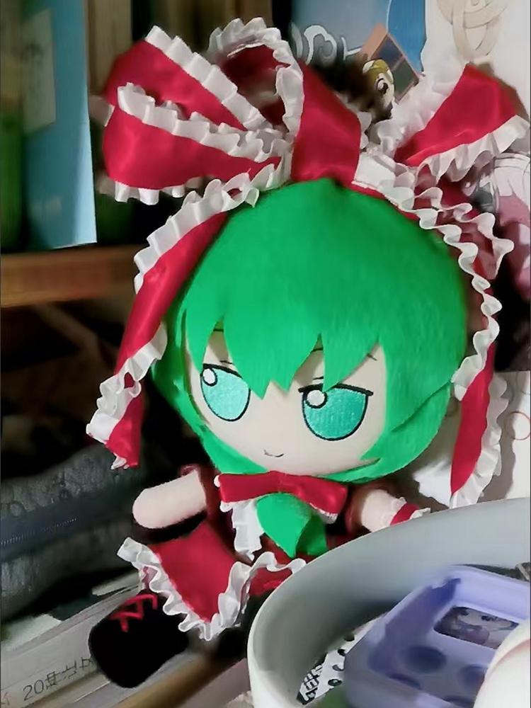 Fumo TouHou Project Hina Kagiyama Cosplay Plush Doll Stuffed Toy Plushie Figurine Throw Pillow Sitting Fans Collection Gift