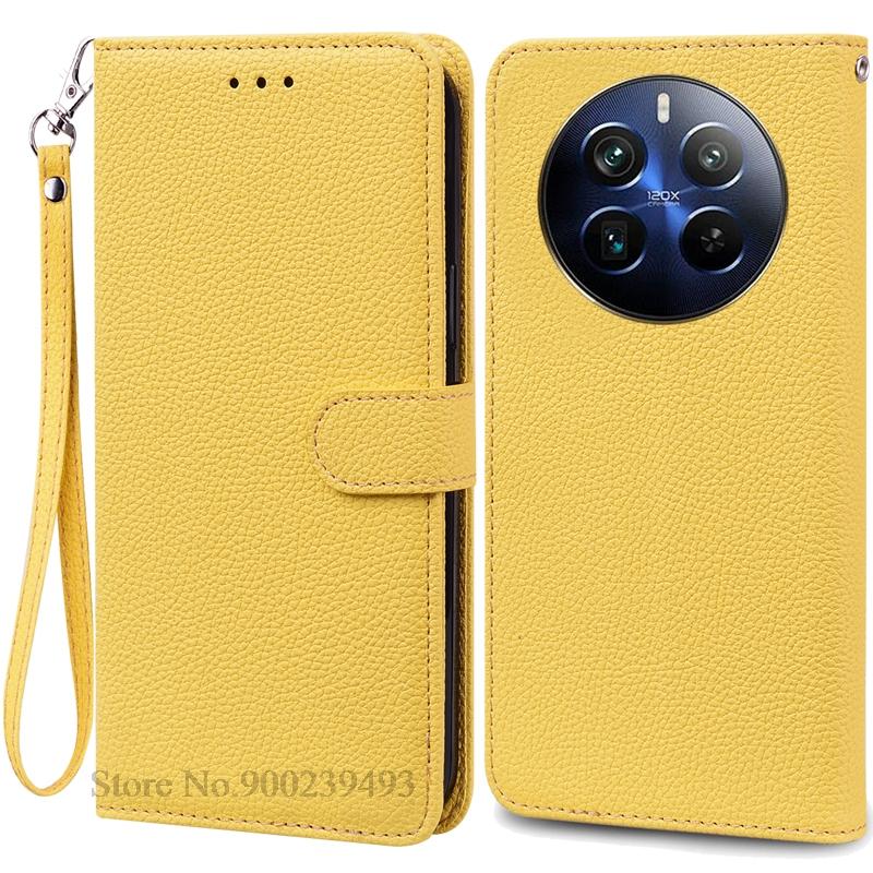 For Realme 12 Pro Plus Case Leather Wallet Flip Cover Phone Case For Realme 12 Pro 5G Case Coque Fundas For Realme 12 Pro+ Cover