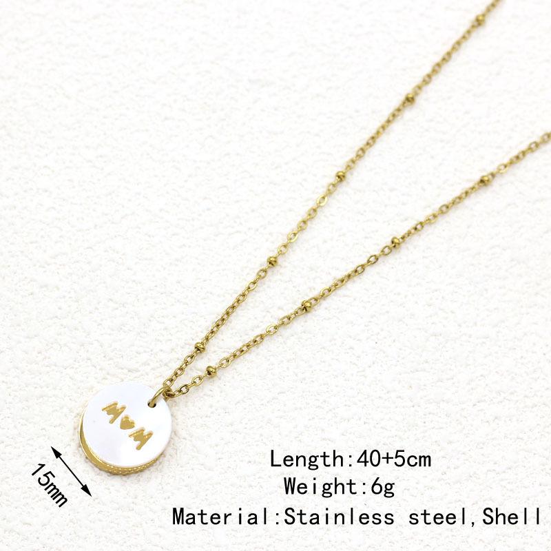 Gold-Plated Stainless Steel Women's Sun Pendant Necklace