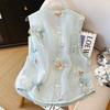 Vest Vest High-end Vest Retro Embroidered Vest Top Summer