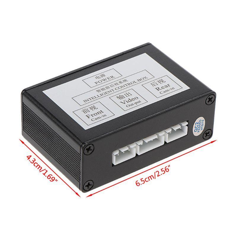 Car Reversing Camera Right-View Blind Zone System Intelligent Switching Front View Rear View Two-Way Control Box