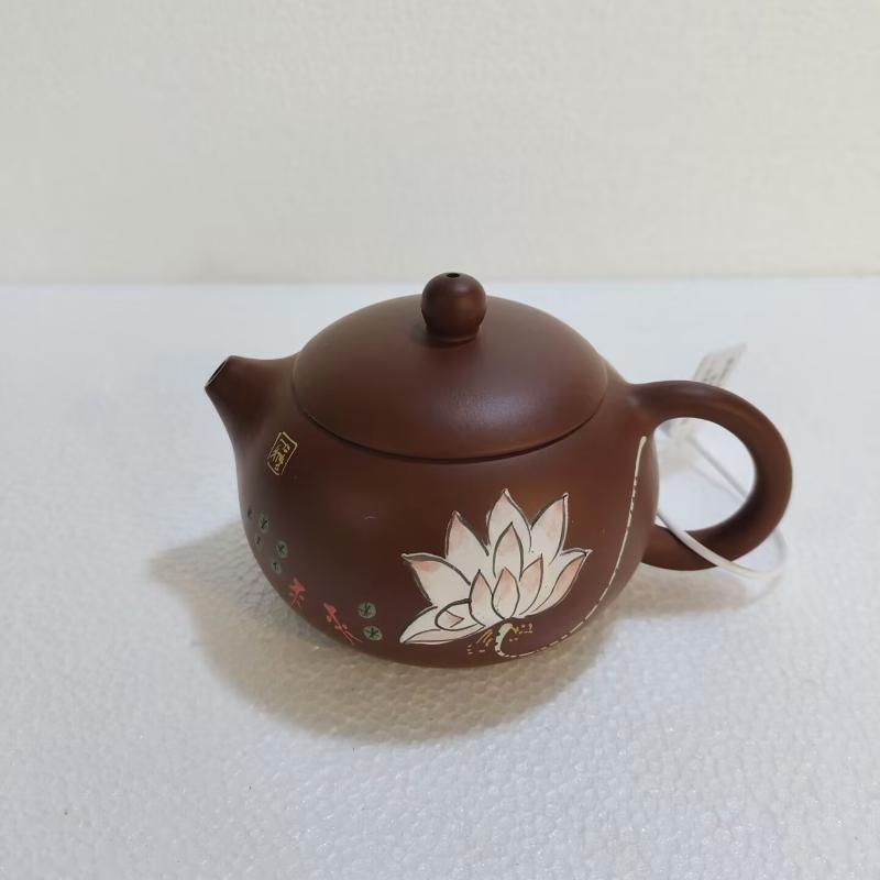 Yixing Purple Clay Tea Kettle Handmade Beauty Filter Teapot Chinese Zisha Puer Tea Set Customized Dragon Pattern teapot 270ml