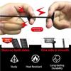 100-10set Self-locking Nylon Universal Cable Tie Buckle Heavy Duty Zip Ties with Pin & Button Car Daily Repair Fastening Strap