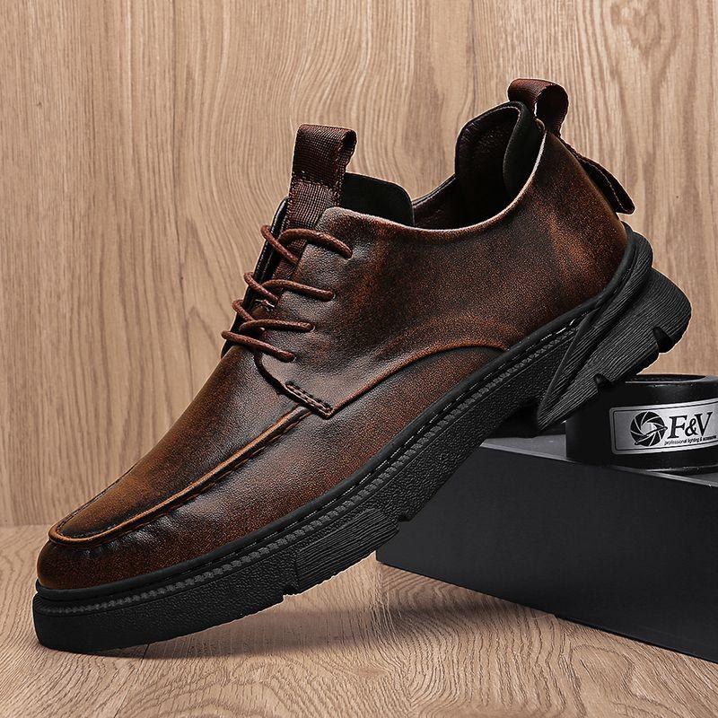 Ανδρικά Νέα Ανοιξιάτικα και Φθινοπωρινά Καθημερινά Παπούτσια από Γνήσιο Δέρμα