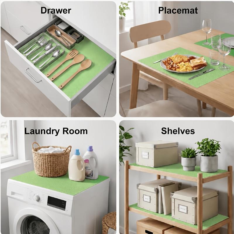 Refrigerator Filter Sponge Mat Cuttable Drainage Pad Moisture Proof Anti Mold Liner For Fridge Drawer Fruit Vegetable Storage