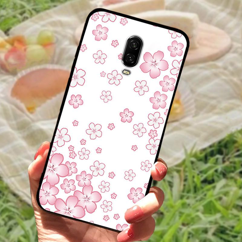 For Oneplus 6T Case Silicone Soft TPU Phone Cover For One Plus 6 6T Case Bumper For Oneplus 6 6 T Capa Mabrle Fashion Coques
