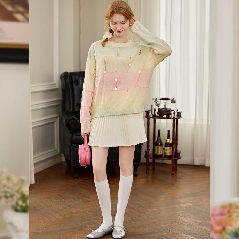 Women's Gradient Sequin Knit Sweater