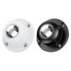 Pack of 4 Smooth Rolling Plate Casters Simple Install Swivels Wheels Self Adhesive Caster Wheels Reliable for Furniture