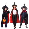 Hood Cloak Cosplay Medieval Long Cape Halloween Party Women Men Adult Long Mage Witchcraft Wicca Robe Conceal Gown Reenactment
