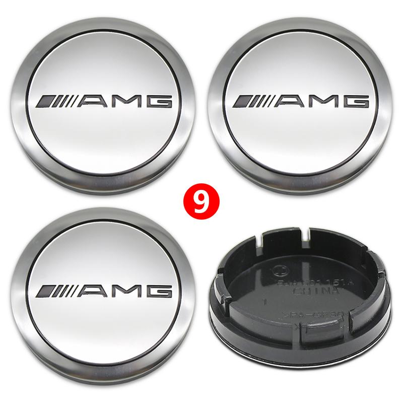 4pcs 56mm 60mm 75mm Car Wheel Center Logo Hub Cap For Mercedes Benz AMG Apple Tree W211 W205 W213 W203 C218 A207 CLA CLS E Class