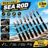 Portable Fiberglass Sea Rod Hard Action Telescopic