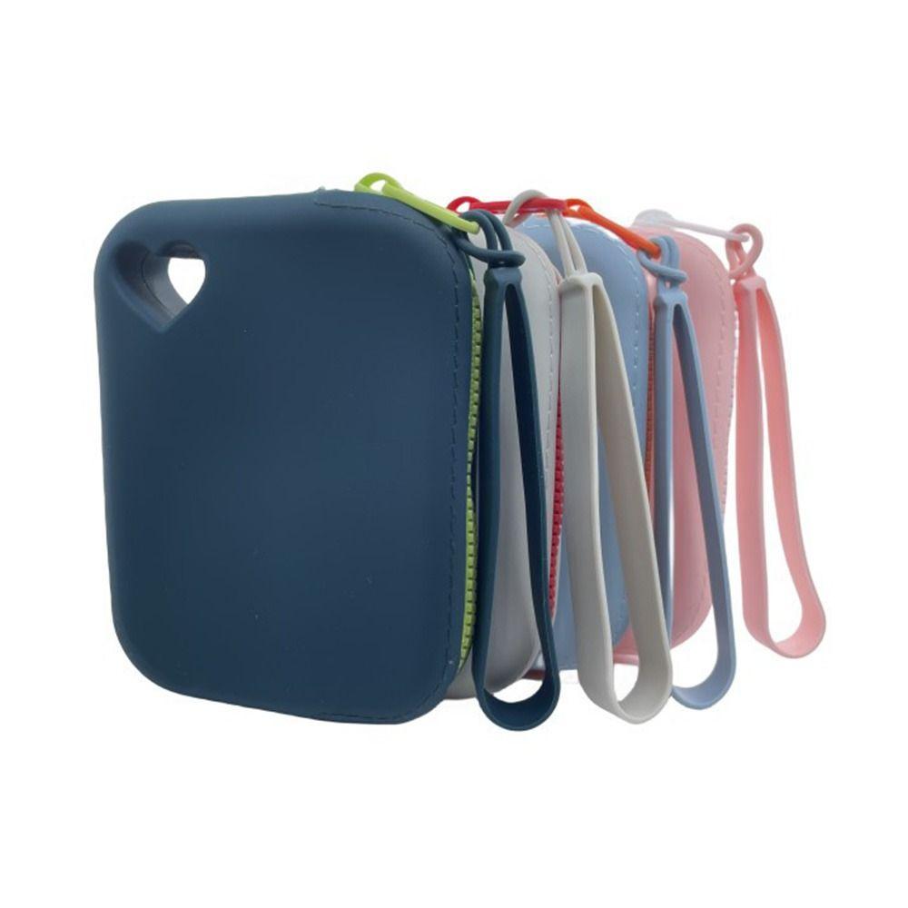 Multi-purpose Travel Pouch Silicone Cosmetic Bag New Coin Purse  Students
