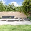 VidaXL Garden Lounge Set 5 Pcs, Sofas with Footrest, Furniture Set with Coffee Table Patio Terrace Outdoor, White 3186600