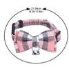 Pet Bow Tie With Bell Cat Dog Necklace Plaid Style Puppy Kitten Collar Animal Grooming Product