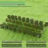 Mini DIY Model Train Landscape Tree Set - Simulated Plastic Trees for Sand Table Crafting