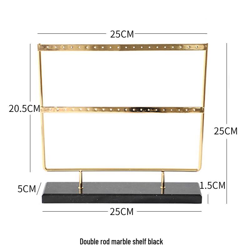 Earring Display Stand: Vertical Light Luxury Jewelry Organizer for Women's Home