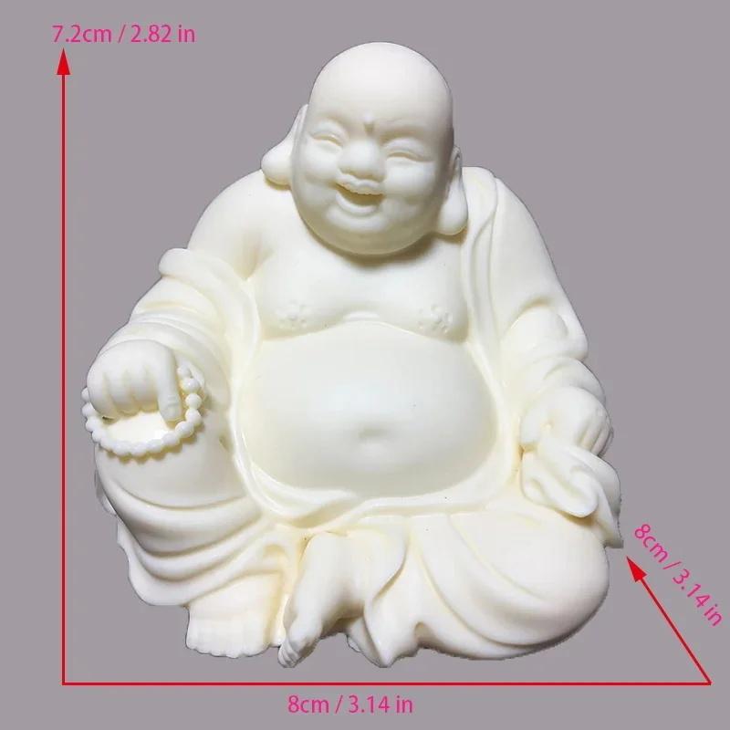 Skulpturen und Figuren des lachenden Buddha mit großem Bauch Feng Shui Ornamente Heim Büro Auto Tischdekoration und Zubehör