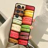 Custodia per Dessert Torta Macaron Per Samsung Galaxy S25 S24 S23 S22 S21 S20 Ultra S9 S10 Plus S21 FE S25 FE Cover Posteriore