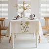 Table Flag Festive Decoration Atmosphere Long Tablecloth Fringed Woven Jacquard Coffee Table Cover