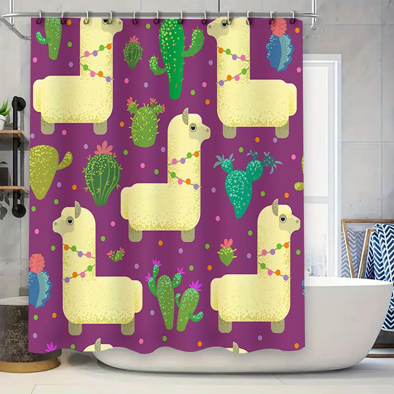 

Home Shower Curtains For Bathroom Waterproof Fabric Modern Nordic Style Bathroom Curtains Shower Curtain 180X200 W60H190(CM)-1 Pcs