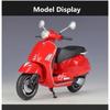 Welly 1/12 2020 Vespa GTS Super Alloy Volnočasový Motocykl Model Kovový Street Road Motocykly Model Simulace Dětská Hračka Dárek