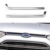 Für Ford Ecosport 2013 2014 2015 2016 2017 Frontgrill-Zierleiste Seitenschutz-Aufkleber Chrom-Zierleiste Styling-Zubehör