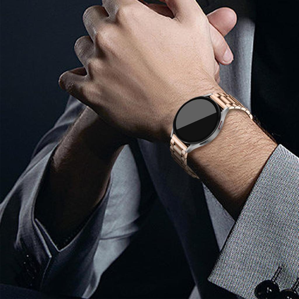 LuFiYa Stainless Steel Watch Band, 18mm, 20mm, 22mm, and 24mm Replacement Bands, Metal Band Strap, Business Style, Includes Strap Adjustment Tool,