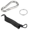 M8*80mm Safety Buckle Trailer Spring Breakaway Safety Rope RV Trailer Connector