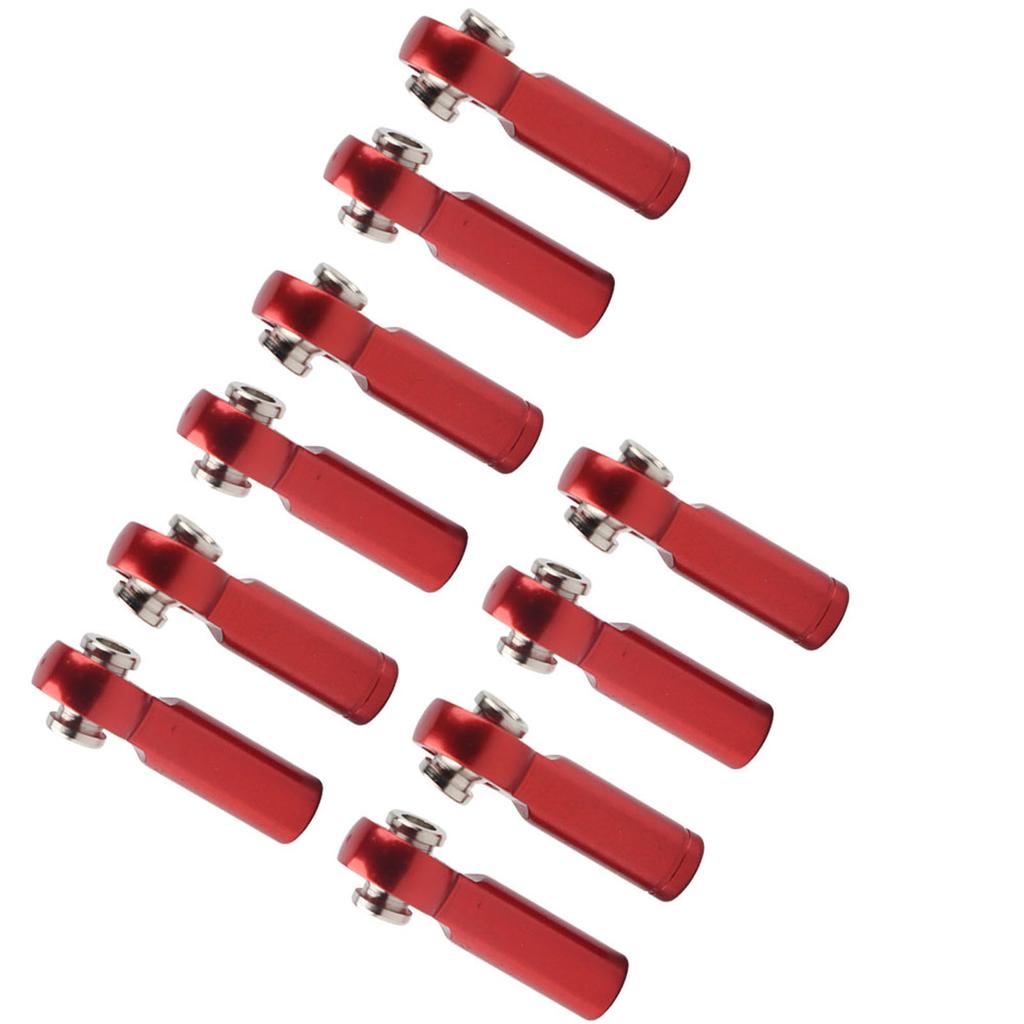 10Pcs Aluminium Alloy M4 and Negative Thrd Tie Push Link Rod Joint For 1/10 Model RC Car