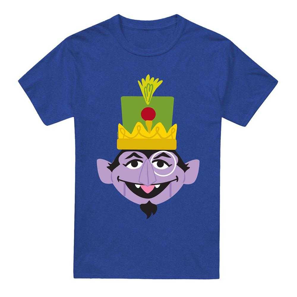 Sesame Street Unisex Adult Zoey Nutcracker Heather Christmas T-Shirt