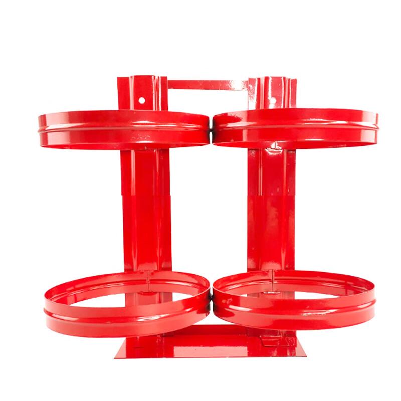 Miling Yue an Carbon Steel Fire Extinguisher Double Wall Mount Bracket 3/4KG